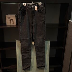 Levi's Charcoal Skinny Jeans for Women